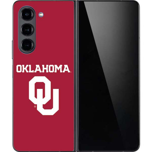 University of Oklahoma Basketball Galaxy Z Fold5 5G Skin